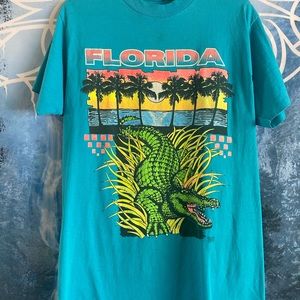 Vintage 90s Florida Alligator Shirt